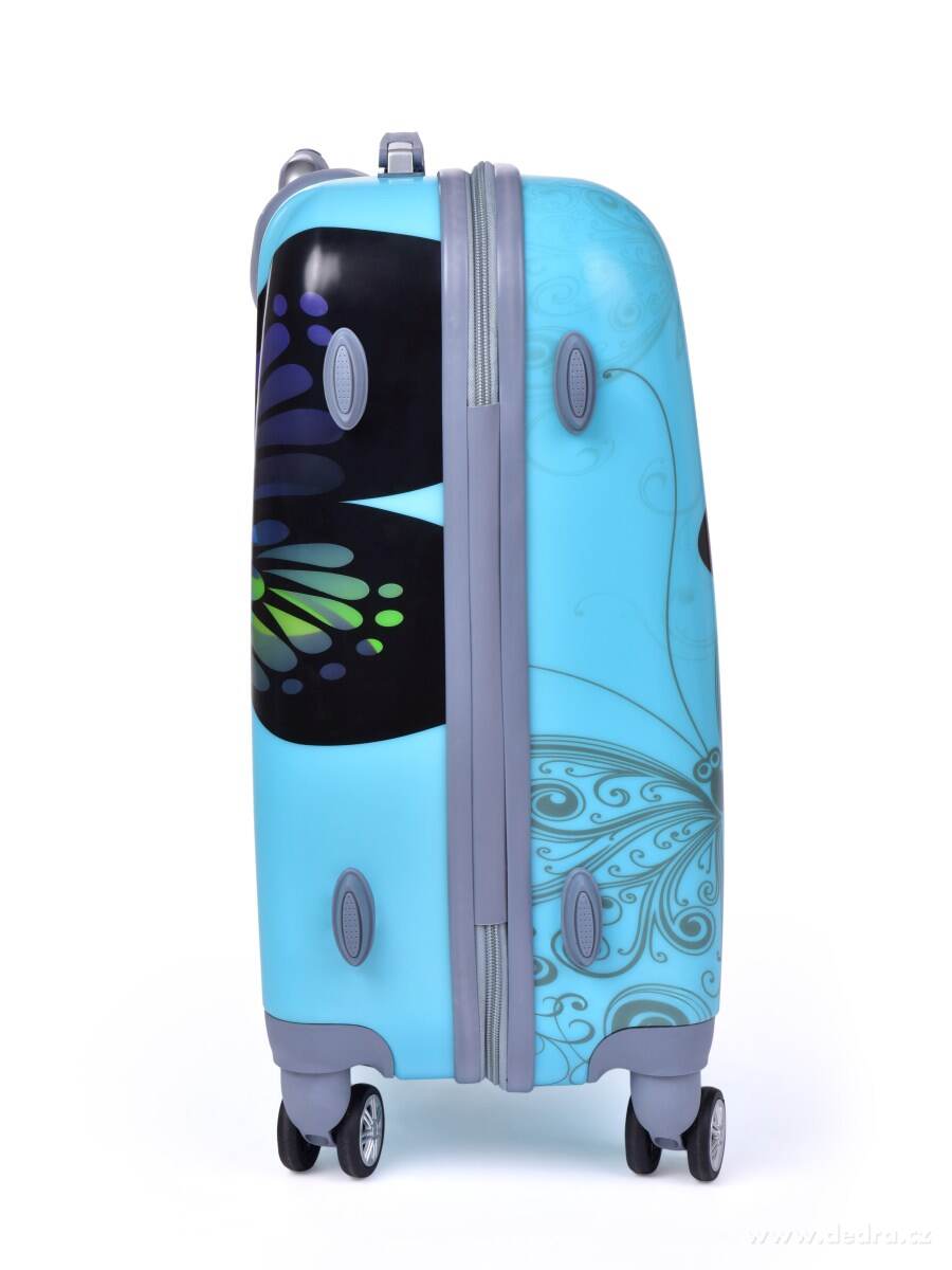 TSA kufr menší, BLUE BUTTERFLY – náhled 5 | Grand Móda