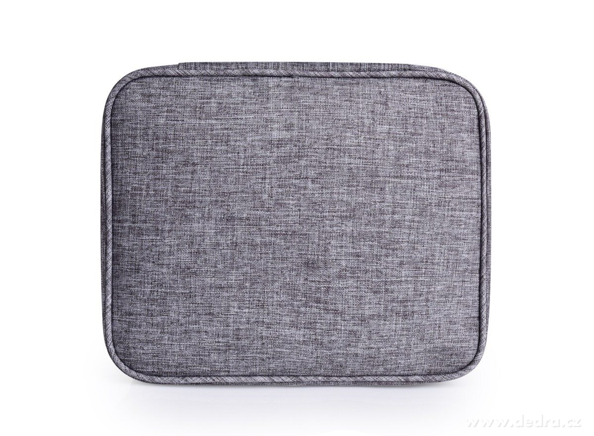 FC TRAVELLER, cestovní pouzdro na toaletní potřeby, kosmetická taška na zip s úchopem, šedá melange – náhled 6 | Grand Móda