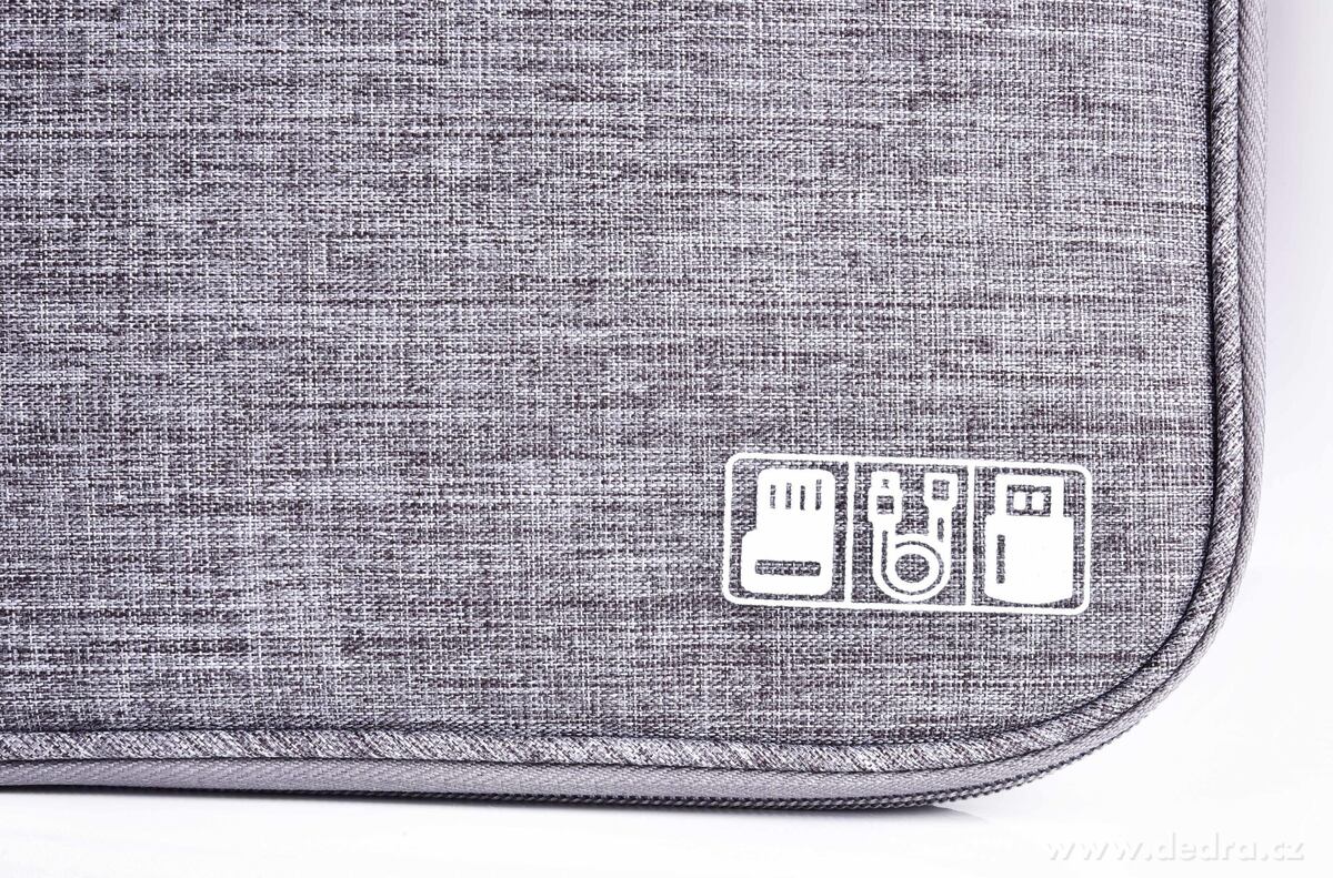 FC TRAVELLER, cestovní pouzdro na elektroniku, kabely, nabíječky & příslušenství, šedá melange – náhled 5 | Grand Móda
