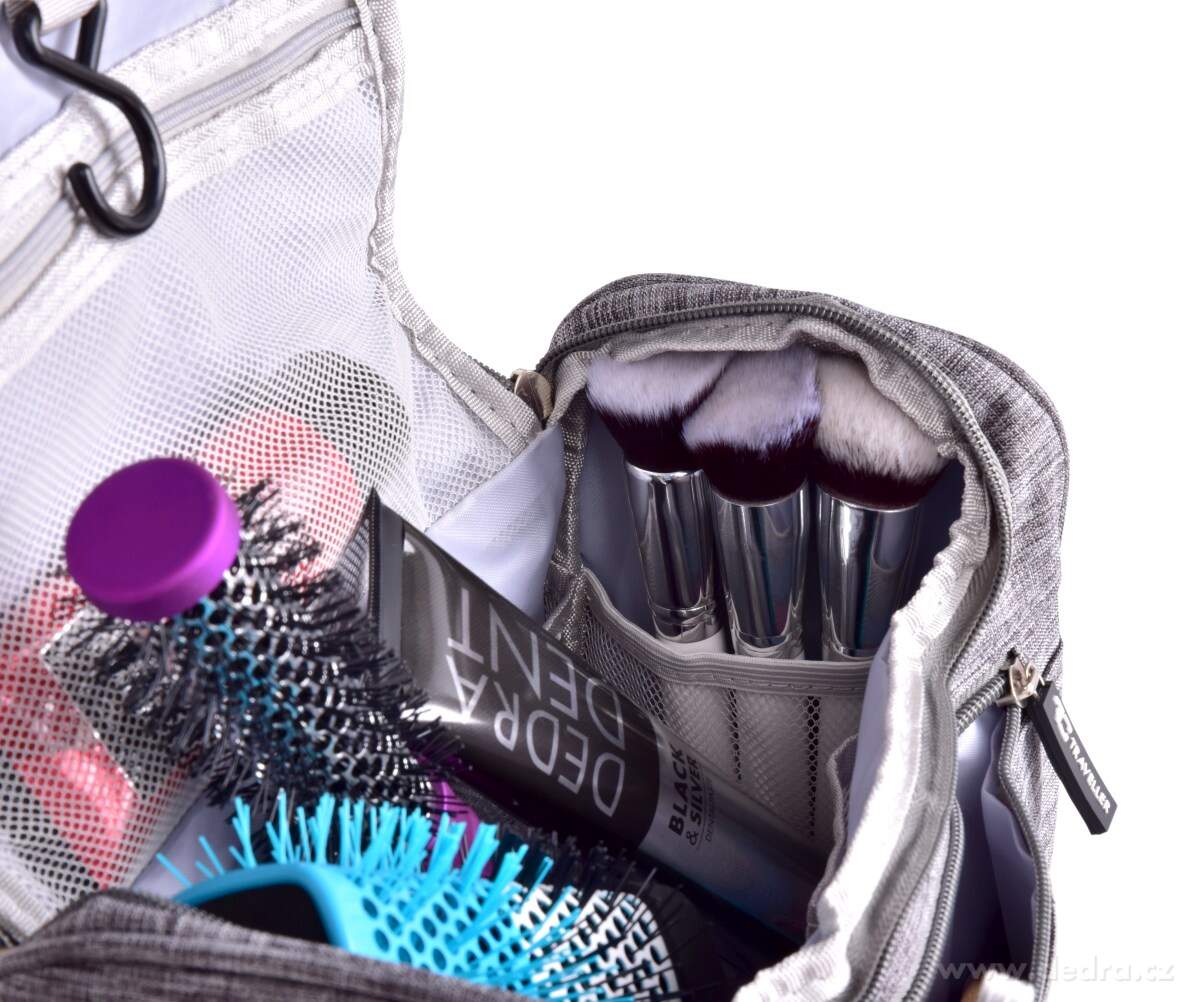 FC TRAVELLER Velká kosmetická taška, Cestovní pouzdro na hygienu a kosmetiku – náhled 5 | Grand Móda