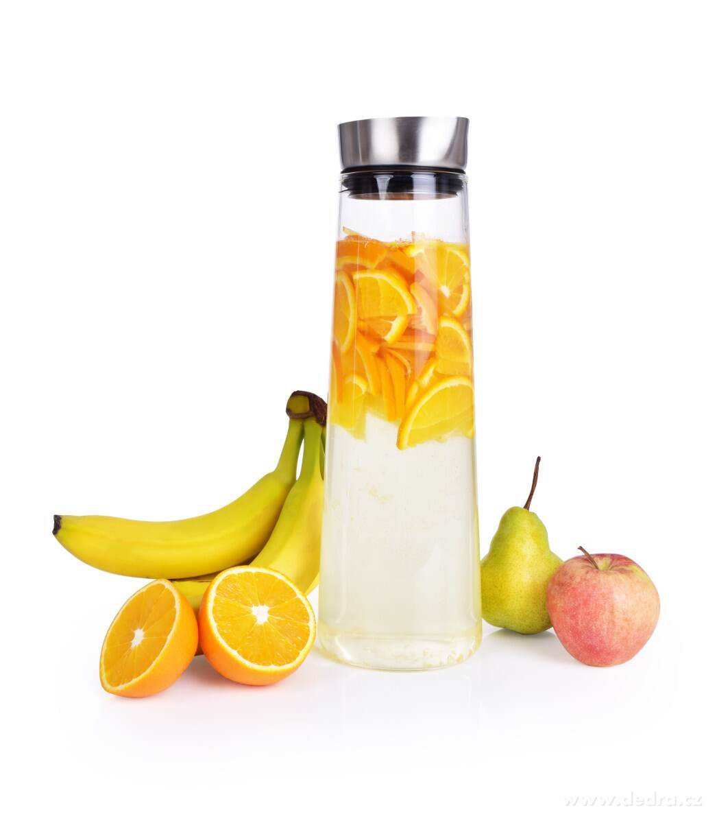 1, 6 L karafa z borosilikátového skla s nerezovou nalévací zátkou – náhled 4 | Grand Móda