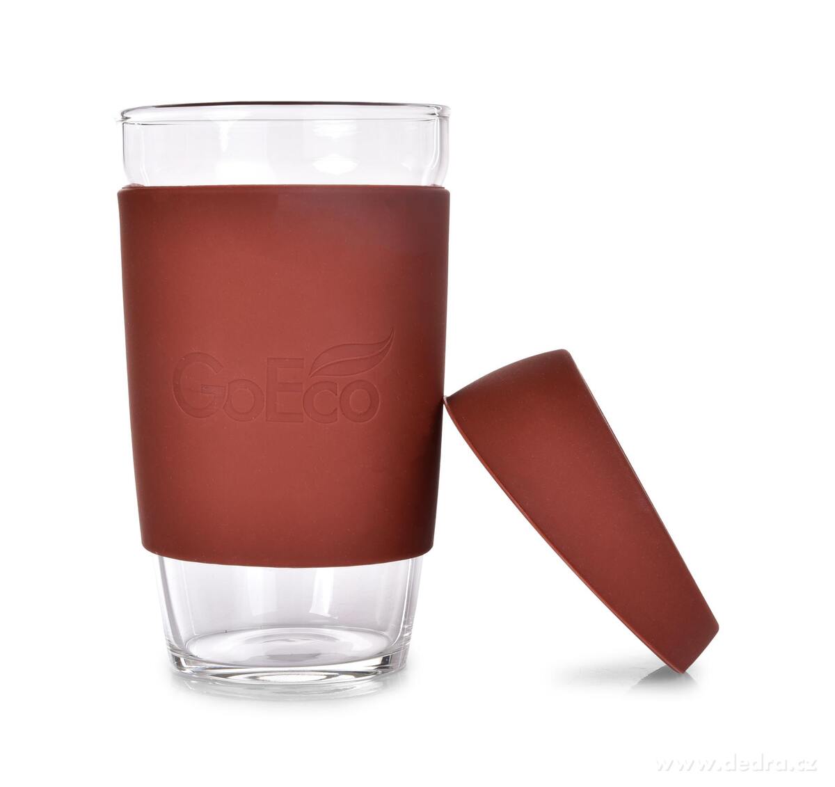 KELIMERO®, skleněný kelímek na kávu TO GO 500 ml, se silikonovým víčkem a manžetou – náhled 4 | Grand Móda