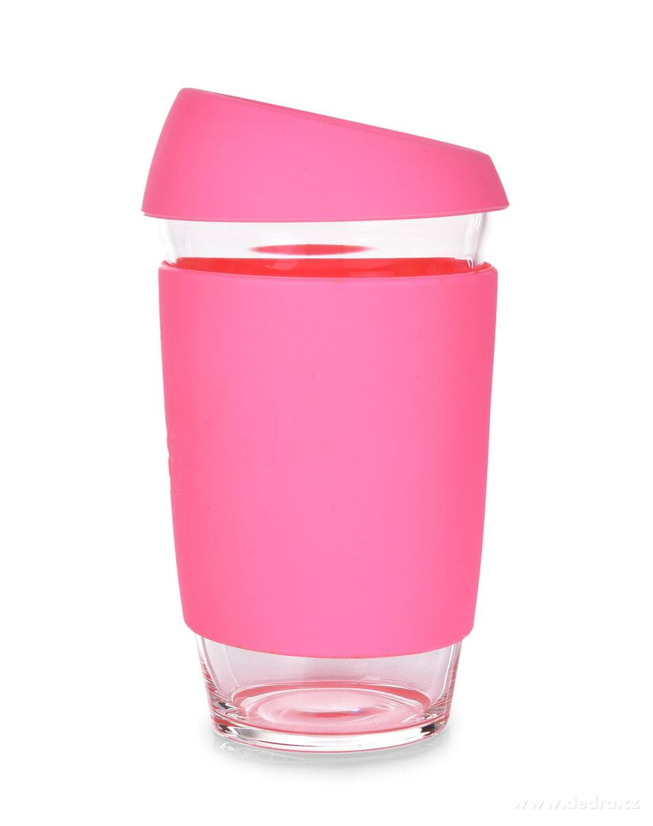 KELIMERO®, skleněný kelímek na kávu TO GO 500 ml, se silikonovým víčkem a manžetou – náhled 2 | Grand Móda