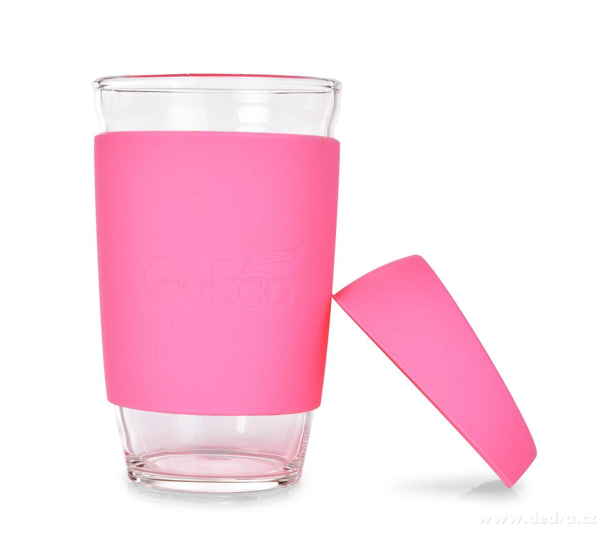 KELIMERO®, skleněný kelímek na kávu TO GO 500 ml, se silikonovým víčkem a manžetou – náhled 3 | Grand Móda
