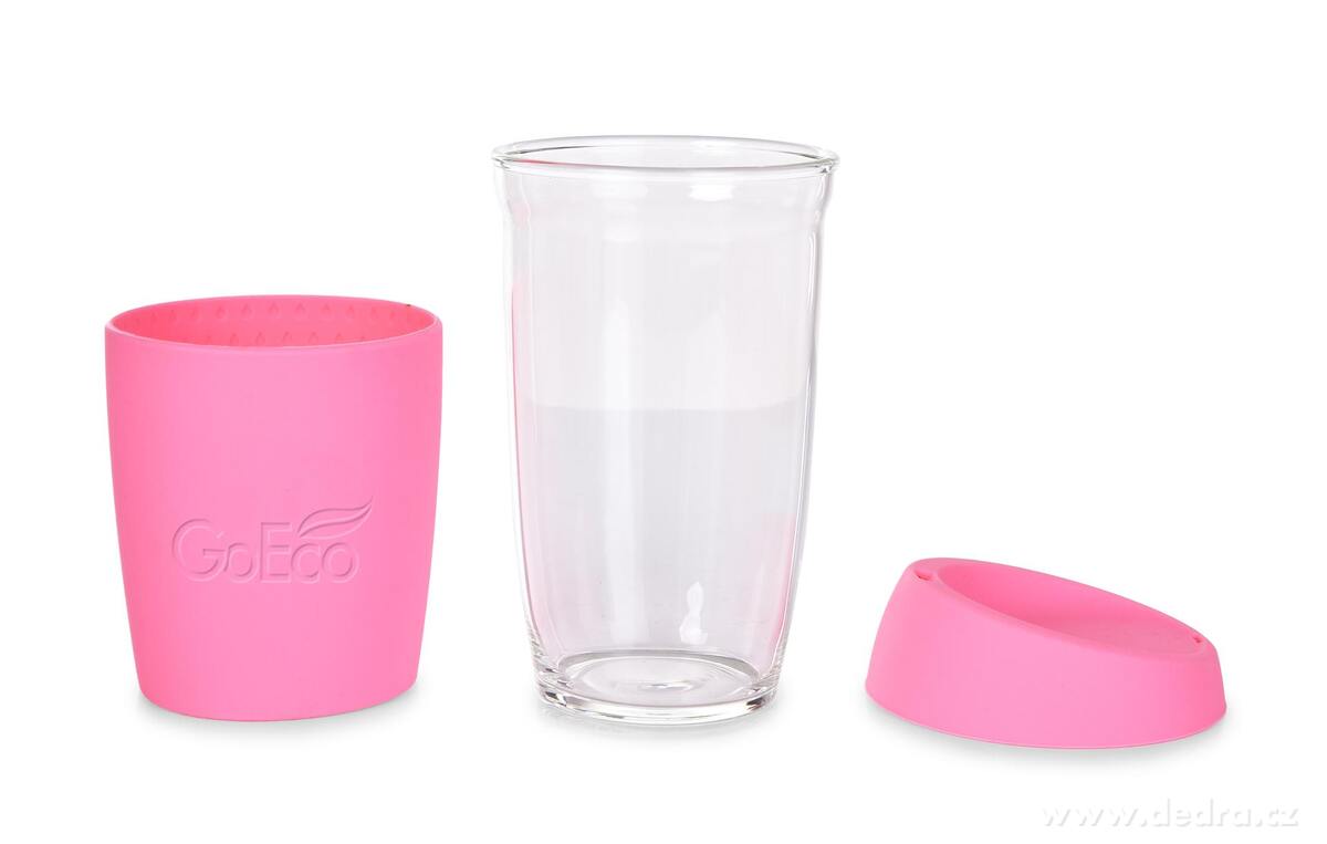 KELIMERO®, skleněný kelímek na kávu TO GO 500 ml, se silikonovým víčkem a manžetou – náhled 4 | Grand Móda