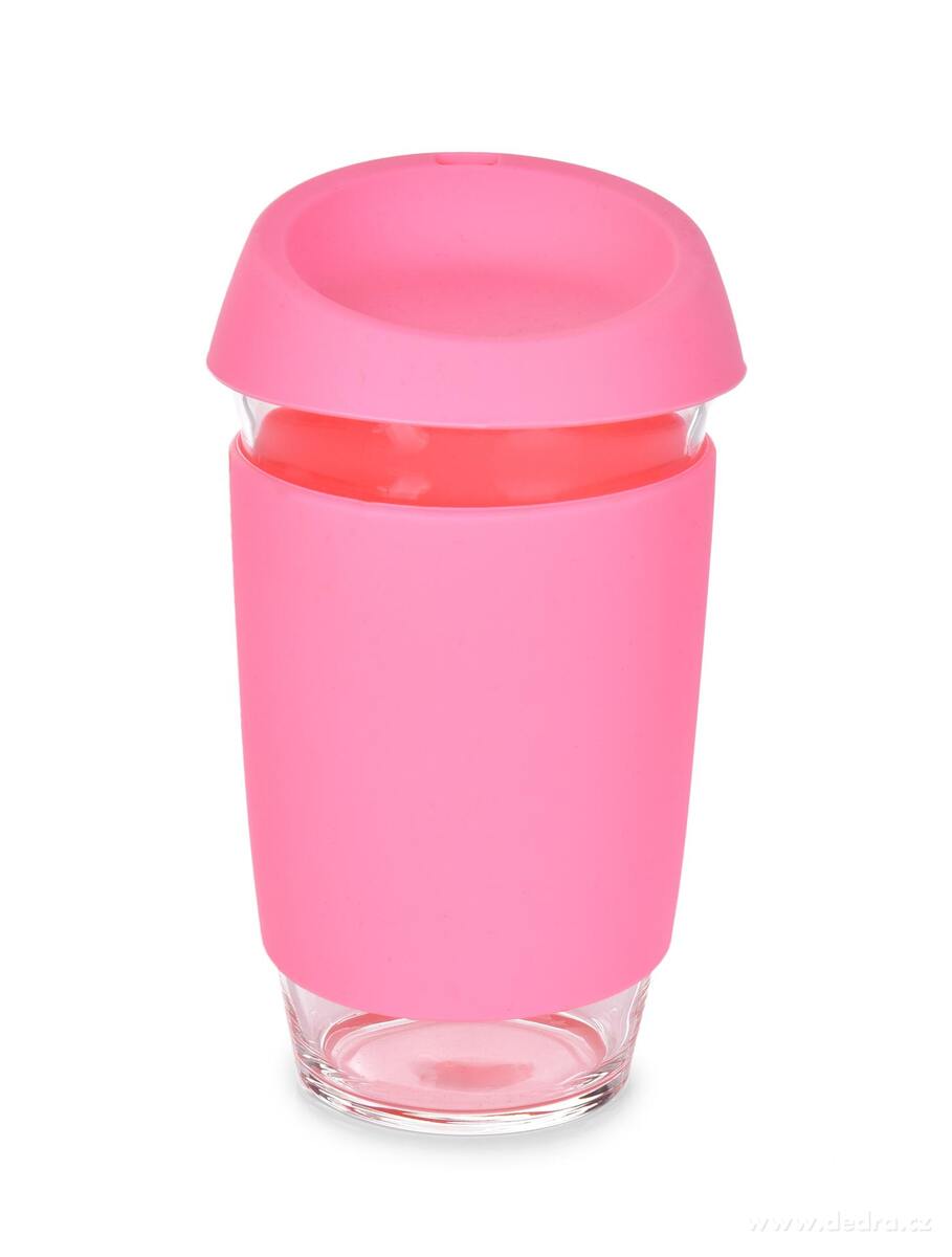 KELIMERO®, skleněný kelímek na kávu TO GO 500 ml, se silikonovým víčkem a manžetou – náhled 5 | Grand Móda