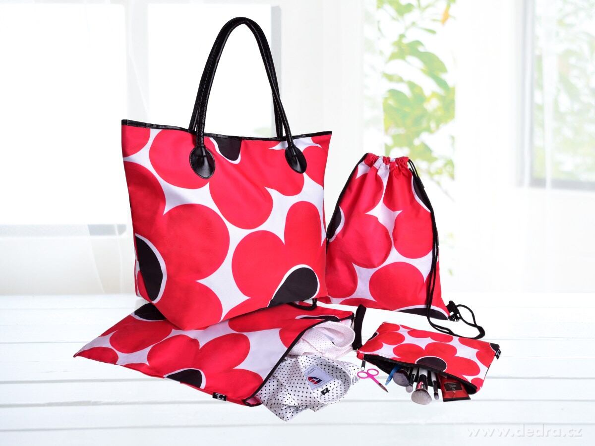 Velká taška na zip DAISY FLOWERS – náhled 4 | Grand Móda