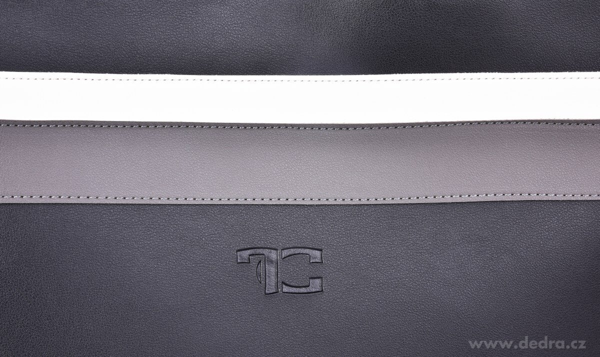 FC SHOPPER BAG elegantní taška s pruhy – náhled 5 | Grand Móda