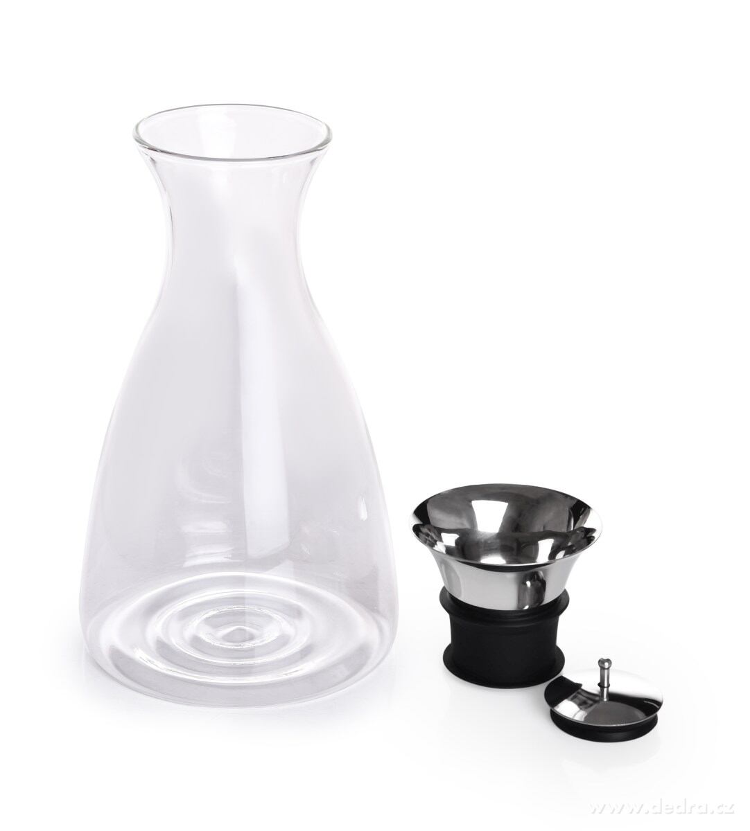 1, 7 L karafa z borosilikátového skla s nerezovou výklopnou zátkou, BOROSIL GLASS – náhled 4 | Grand Móda