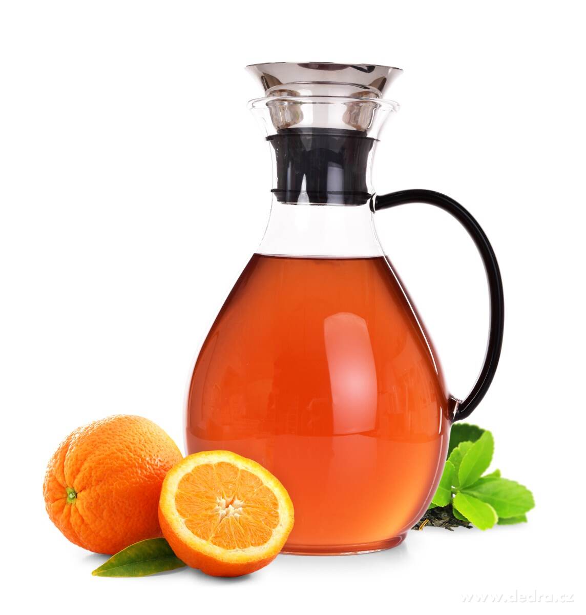 BOROSIL, karafa 1, 2 L z borosilikátového skla s nerezovou samo výklopnou zátkou | Sklenďné, porcelánové i nerez | Grand Móda