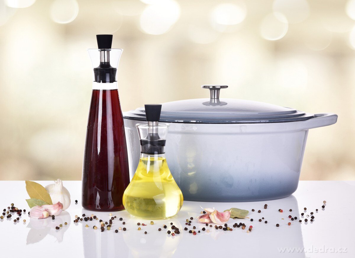 BOROSIL, 300 ml karafa na olej, ocet nebo dresink z borosilikátového skla – náhled 3 | Grand Móda