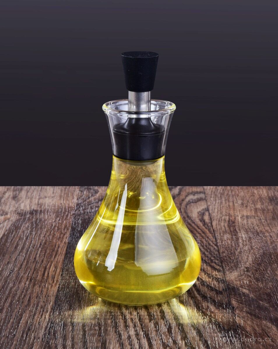 BOROSIL, 300 ml karafa na olej, ocet nebo dresink z borosilikátového skla – náhled 5 | Grand Móda