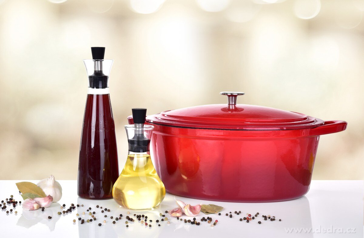 600 ml KARAFA na olej/ocet/dresing, z borosilikátového skla – náhled 5 | Grand Móda