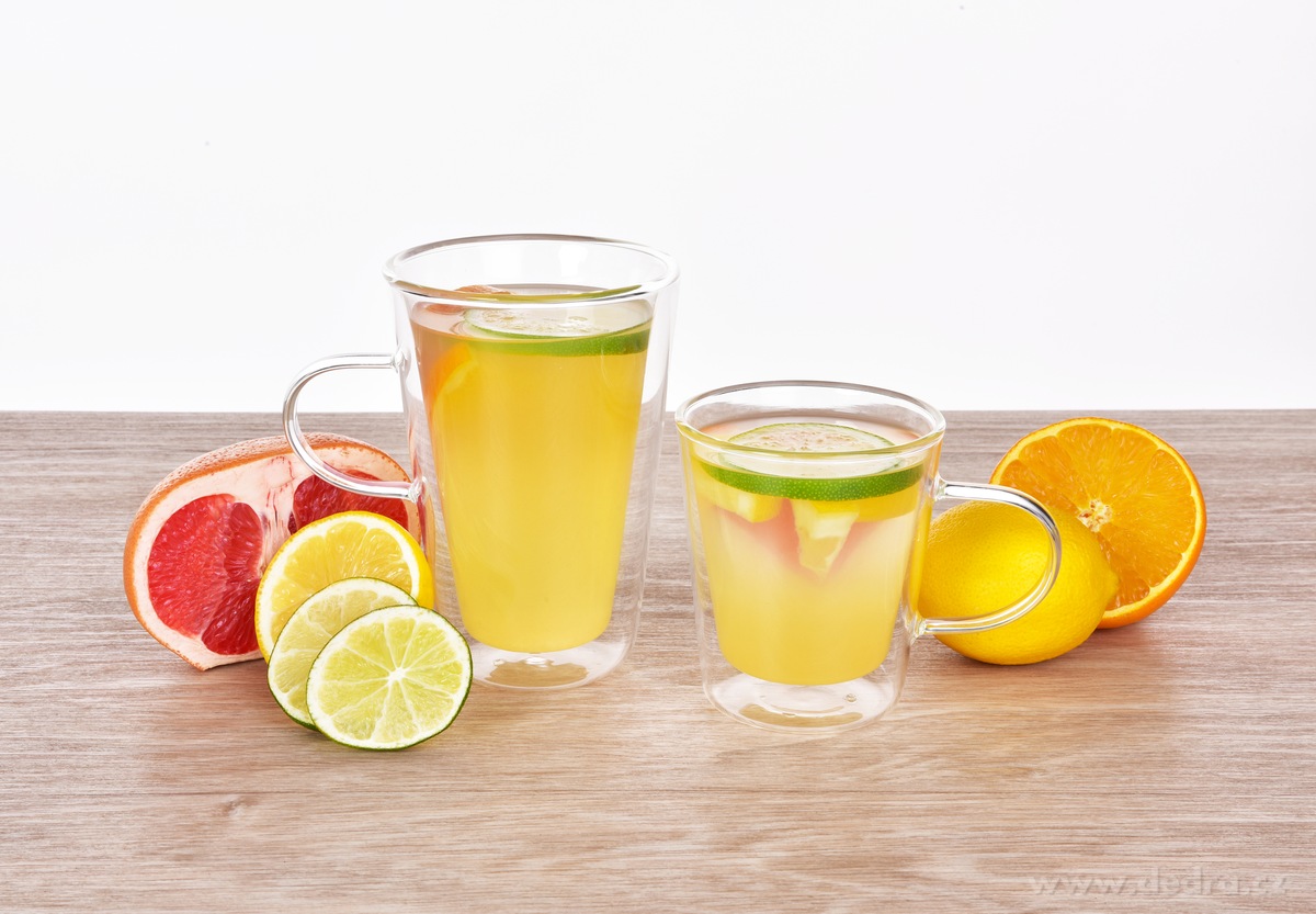 BOROSIL, dvoustěnný termo hrnek s ouškem 400 ml z borosilikátového skla – náhled 5 | Grand Móda