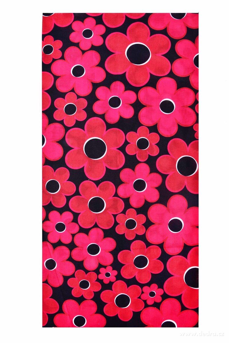 AIRFLEX, multifunkční šátek, pro sport & ochranu, univerzální velikost, DAISY, červený – náhled 2 | Grand Móda