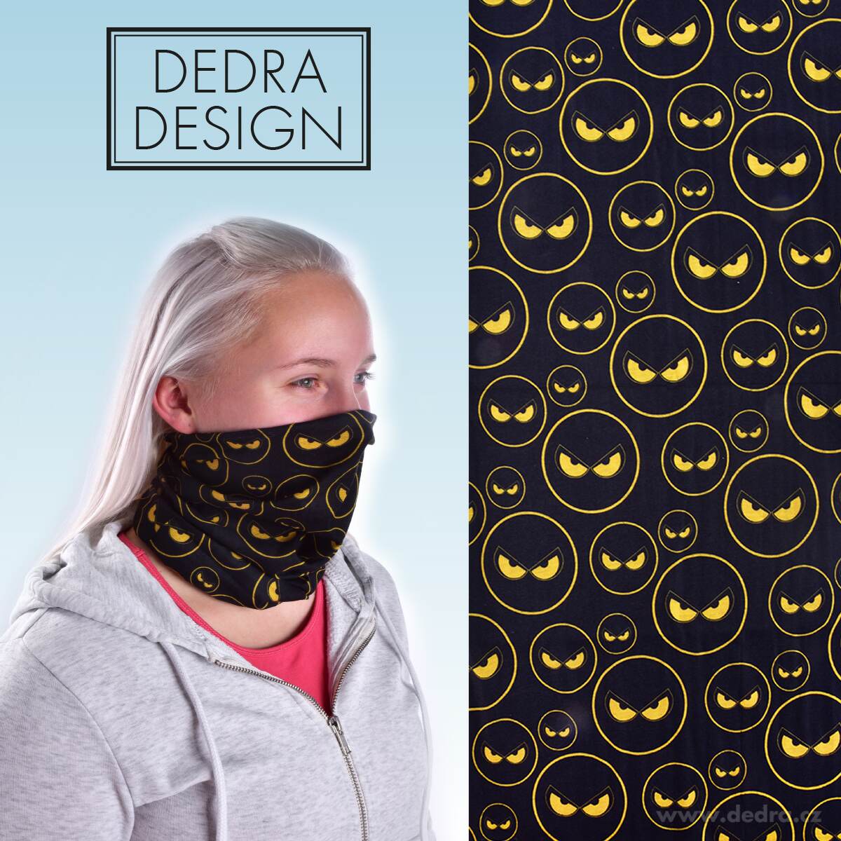 AIRFLEX, multifunkční šátek, pro sport & ochranu, univerzální velikost, REBELITO® – náhled 3 | Grand Móda