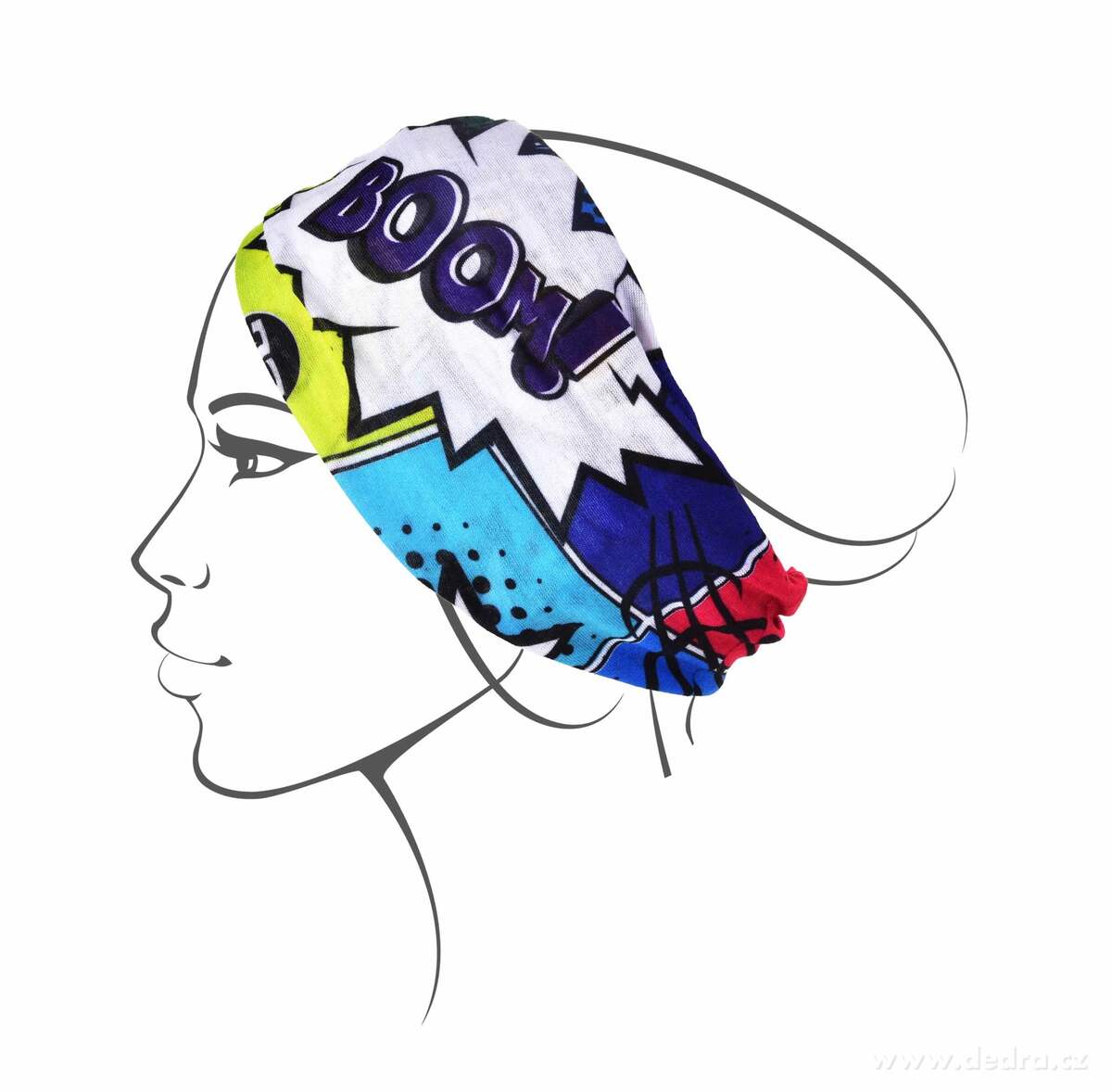 AIRFLEX, multifunkční šátek, pro sport & ochranu, univerzální velikost, COMICS FC – náhled 5 | Grand Móda