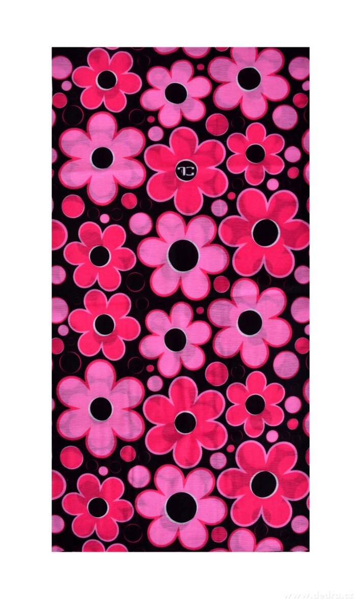 AIRFLEX, multifunkční šátek, pro sport & ochranu, univerzální velikost, DAISY, růžový – náhled 2 | Grand Móda