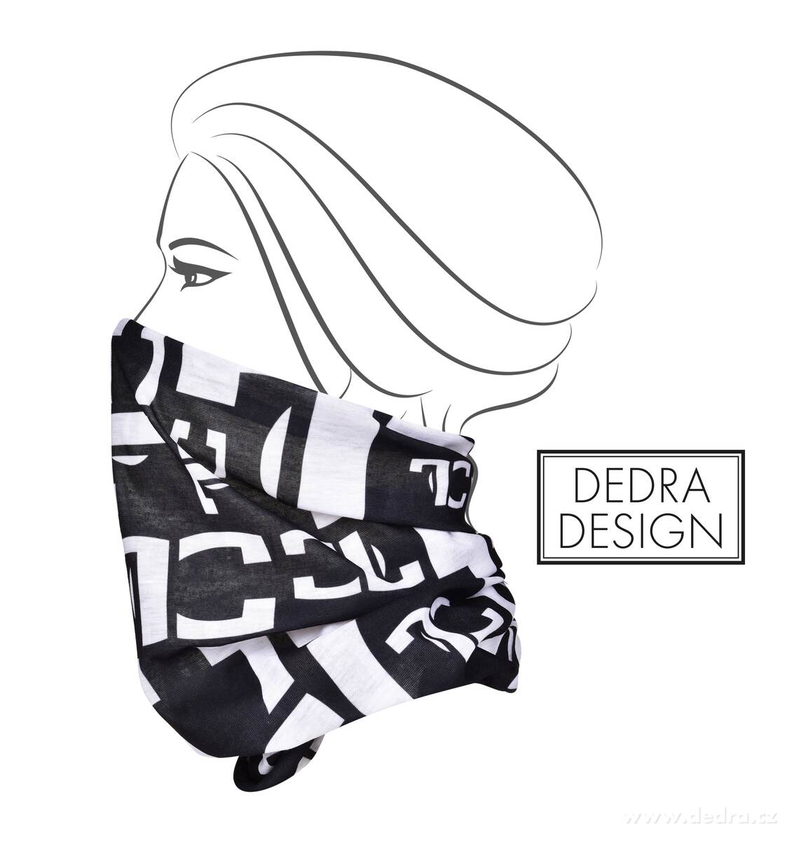 AIRFLEX, multifunkční šátek, pro sport & ochranu, univerzální velikost, MONOGRAM FC