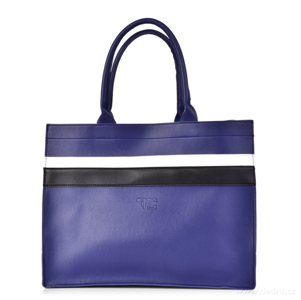 FC SHOPPER BAG elegantní taška s pruhy – náhled 2 | Grand Móda