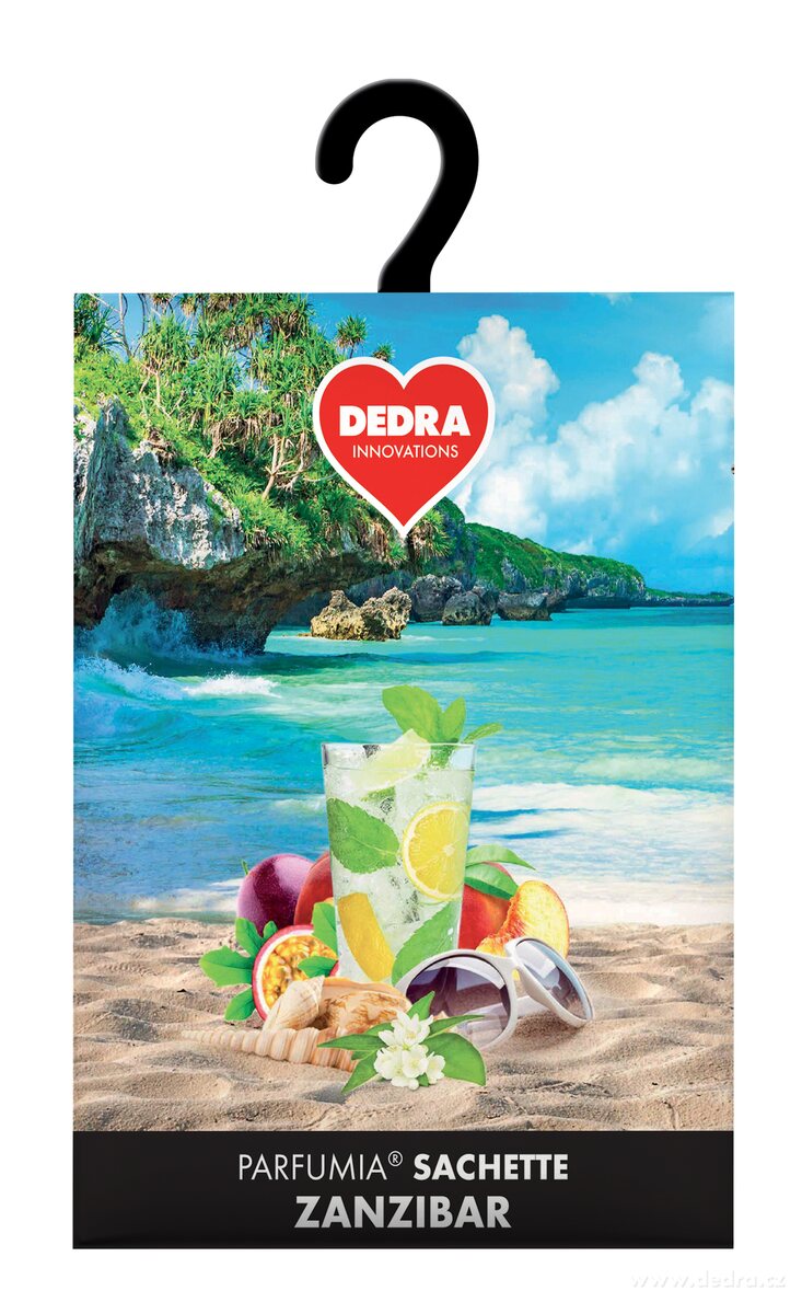 Vonná sašetka, ZANZIBAR, závěsný vonný sáček PARFUMIA®