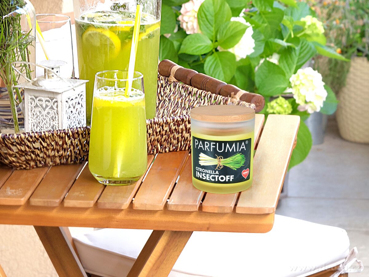 CITRONELLA INSECTOFF, venkovní sójová svíčka, PARFUMIA®, 250 ml – náhled 3 | Grand Móda