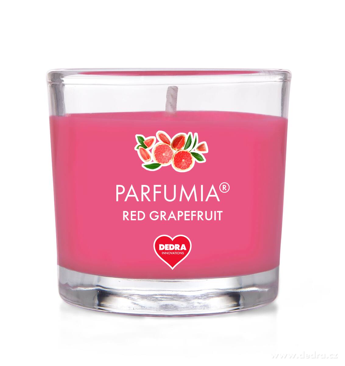 RED GRAPEFRUIT, votivní sójová svíčka, PARFUMIA®, 55 ml – náhled 5 | Grand Móda