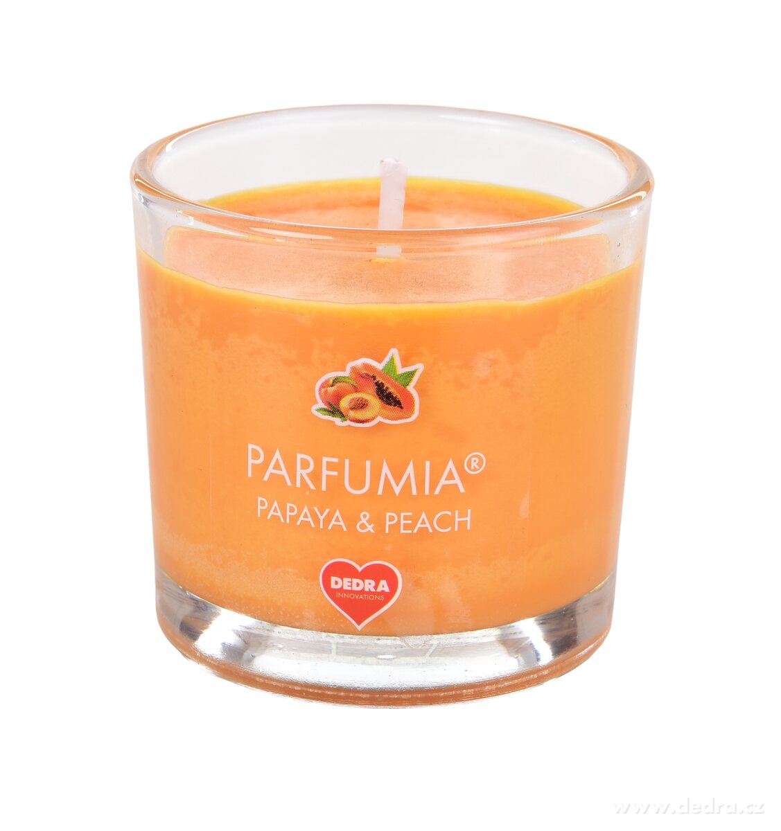 PAPAYA & PEACH, votivní sójová svíčka, PARFUMIA®, 55 ml – náhled 5 | Grand Móda