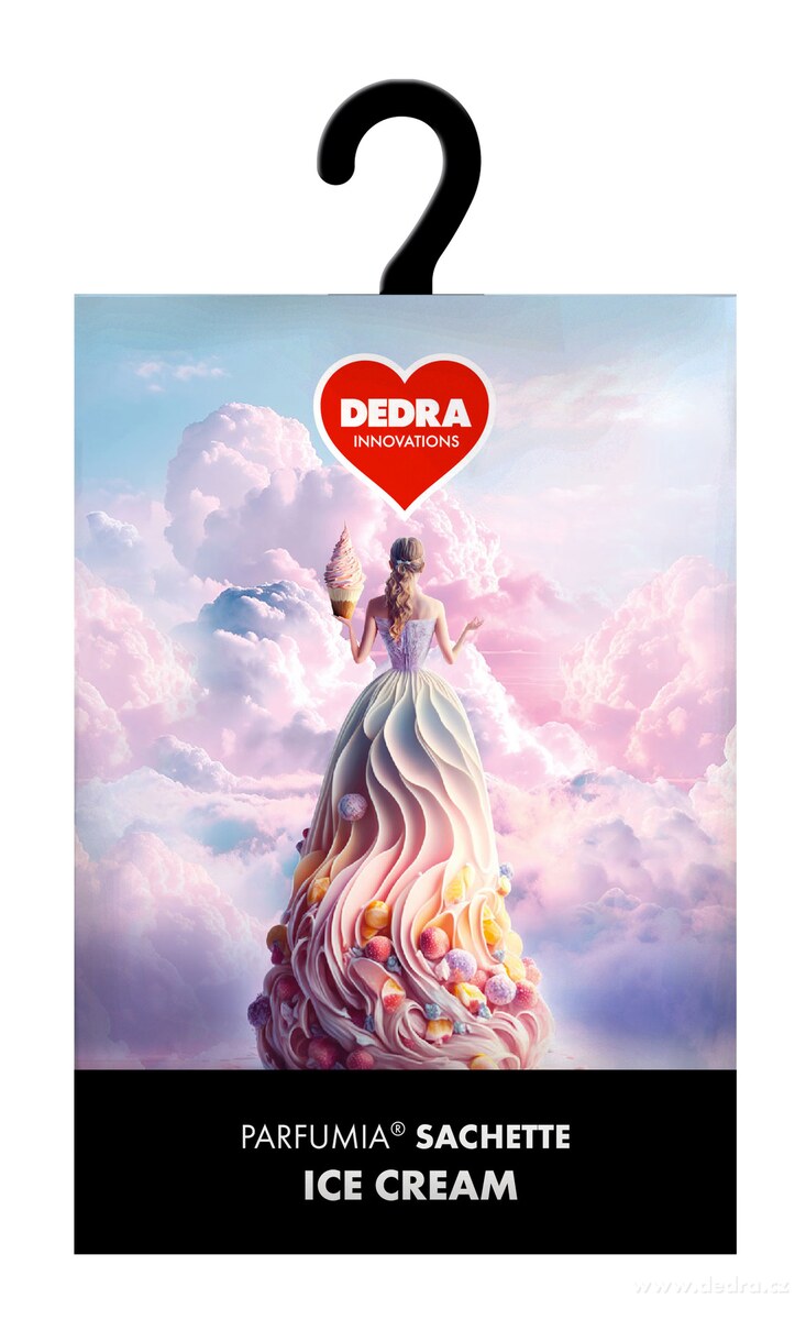Vonná sašetka, ICE CREAM, závěsný vonný sáček PARFUMIA®