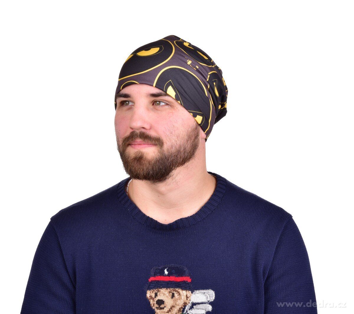 REBELITO®, šedá hřejivá zimní čepice s měkkou podšívkou – náhled 4 | Grand Móda