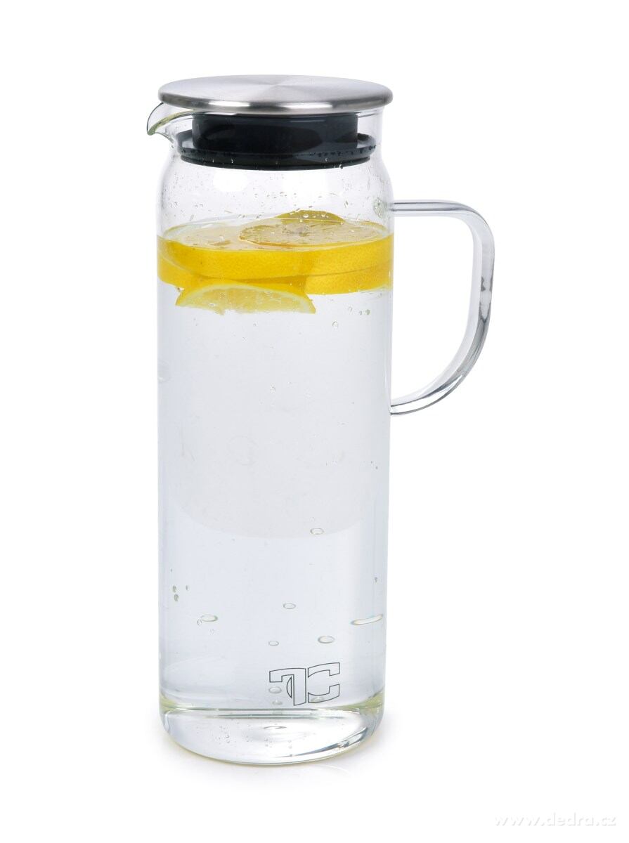 BOROSIL, karafa 1, 5 L z borosilikátového skla s nerezovou zátkou | Sklenďné, porcelánové i nerez | Grand Móda