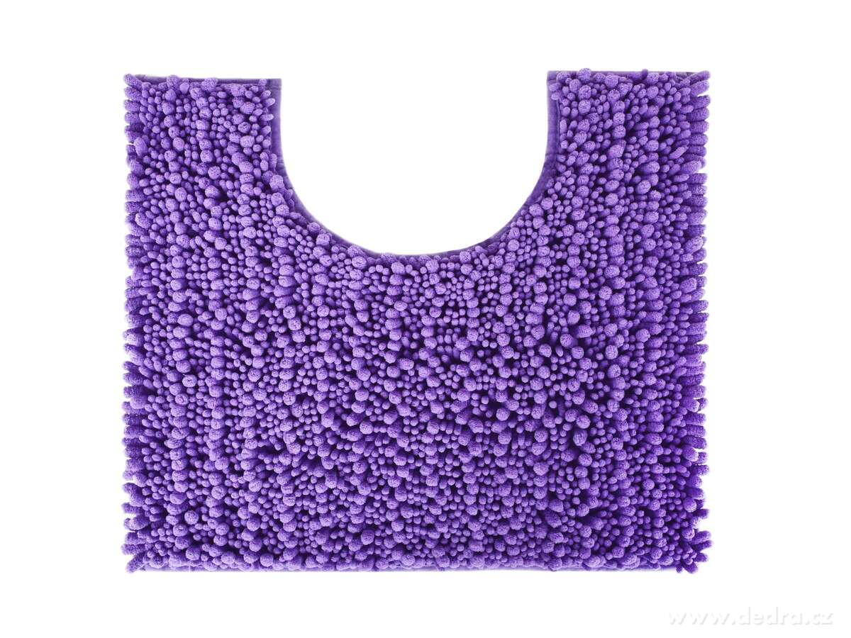 SASANKA®, WC předložka, 50 × 45 cm, jemné 3D mikrovlákno, protiskluzová úprava, šeříková | WC předložky | Grand Móda