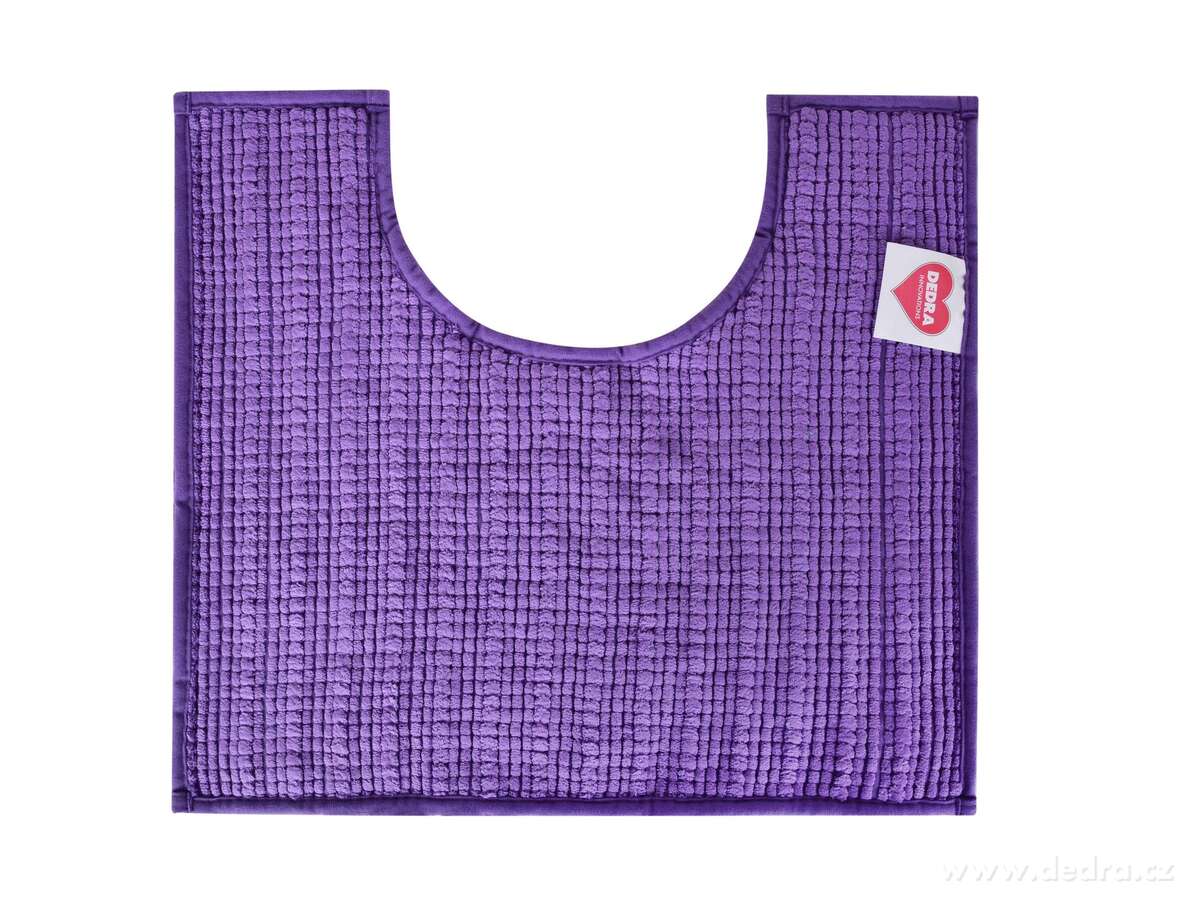 SASANKA®, WC předložka, 50 × 45 cm, jemné 3D mikrovlákno, protiskluzová úprava, šeříková – náhled 2 | Grand Móda