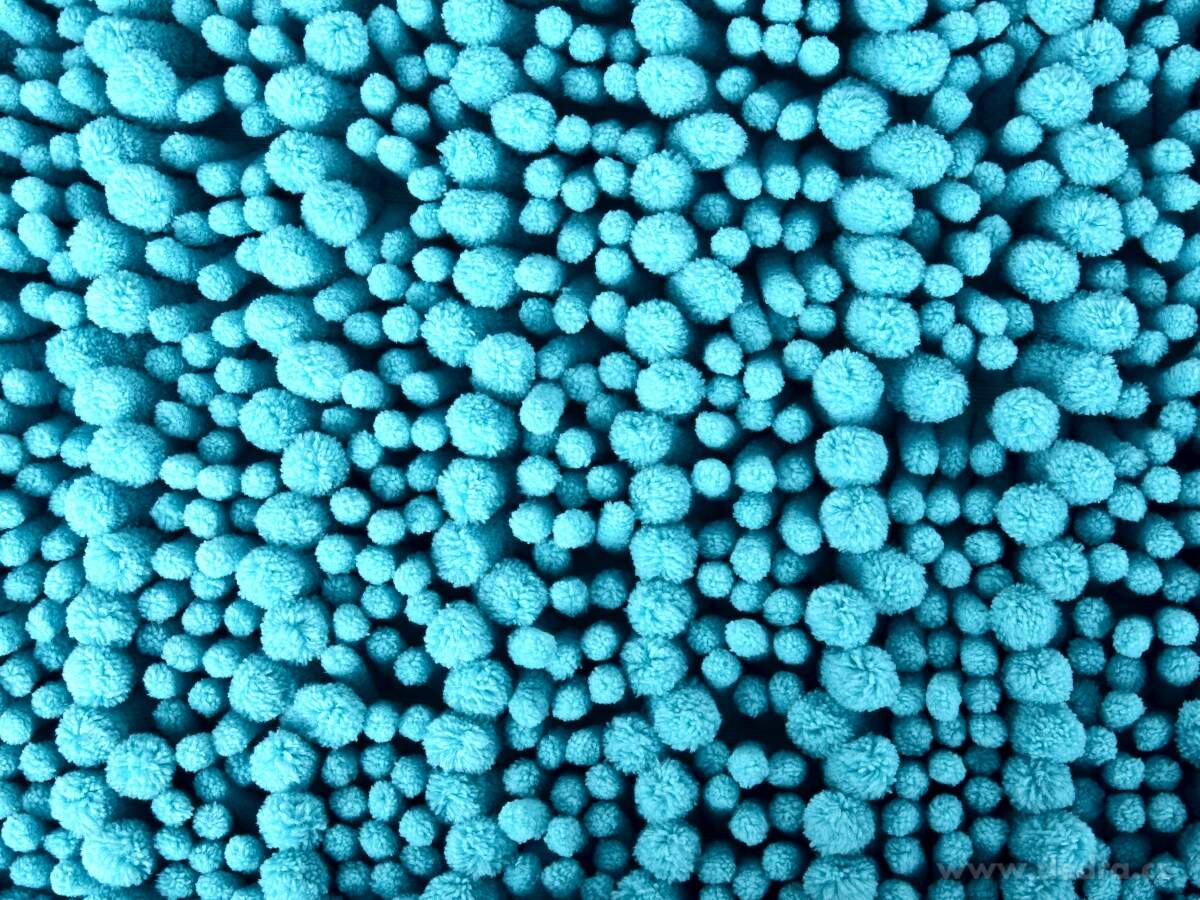 SASANKA®, WC předložka, 50 × 45 cm, jemné 3D mikrovlákno, protiskluzová úprava, tyrkysová – náhled 6 | Grand Móda