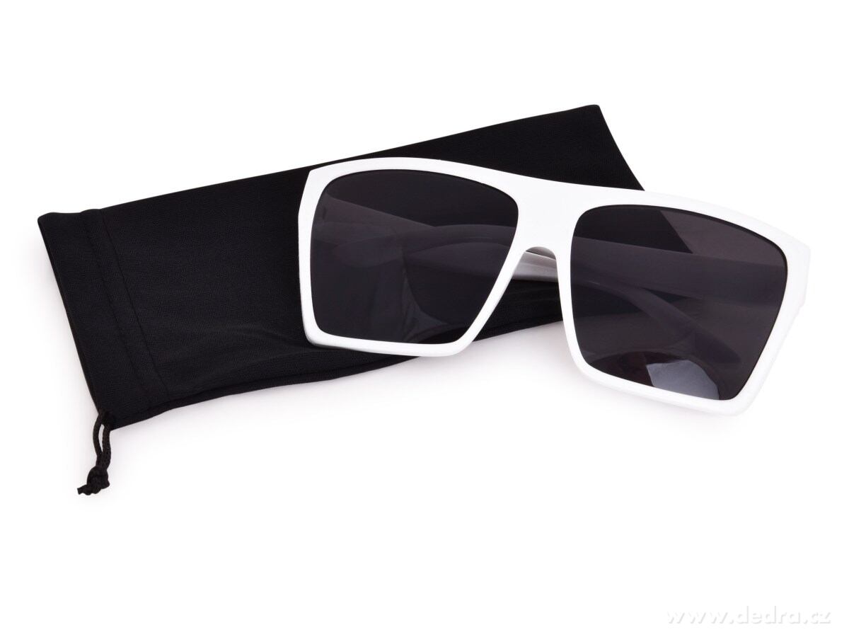 ELEGANT, sluneční brýle s UV400 ochranou, bílé – náhled 6 | Grand Móda