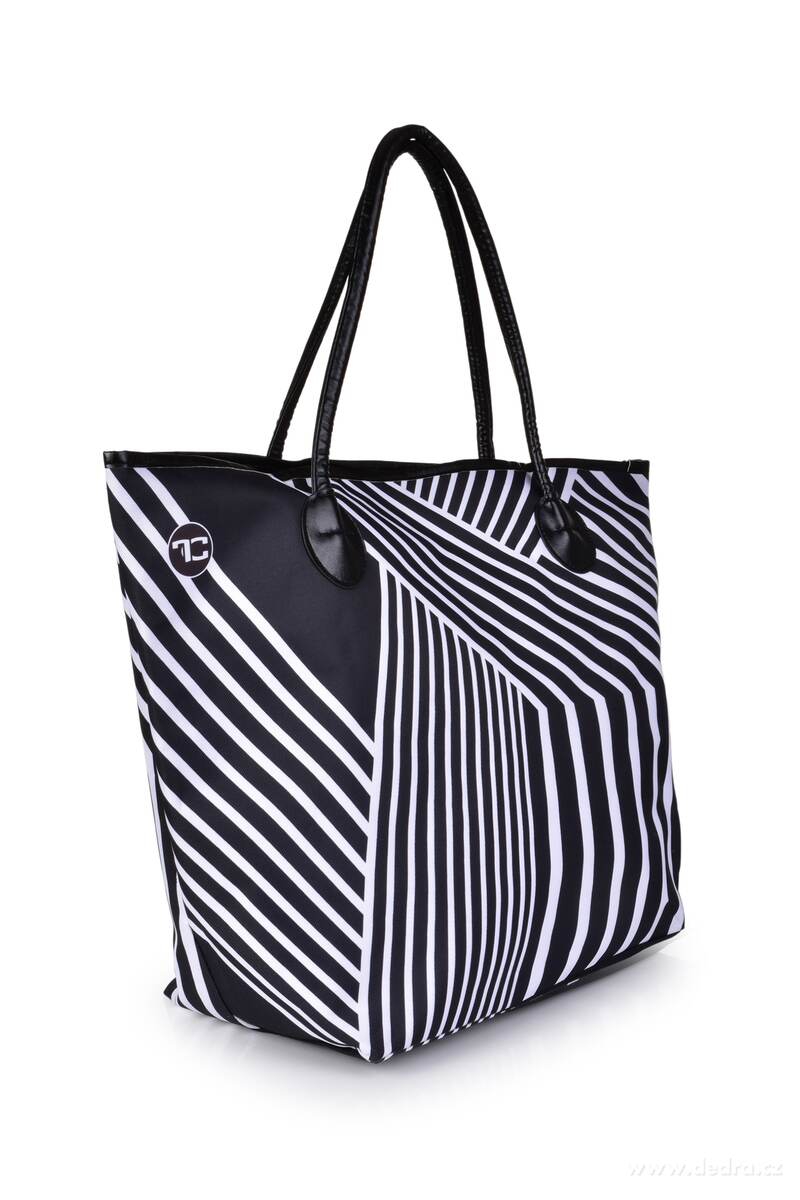 GEOMETRICS, Velká textilní kabelka na zip, oboustranný motiv & vnitřní kapsa – náhled 2 | Grand Móda