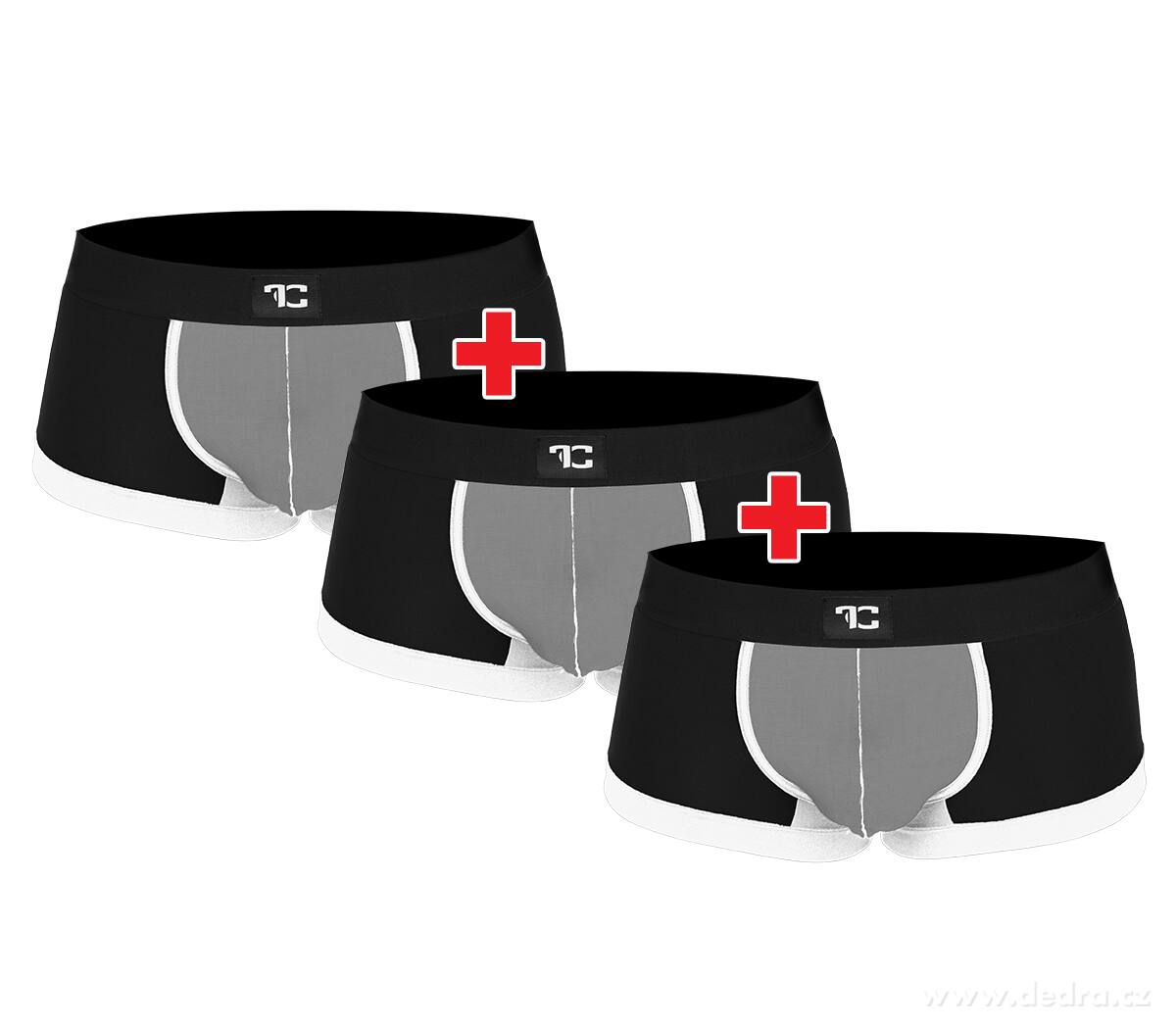 2+1 ZDARMA FC BLACK BADGE | p├ínsk├ę boxerky s PUSH-UP efektem | pohodl├ş & podpora ve stylu - hlavn├ş obr├ízek | Spodn├ş pr├ídlo a plavky | Grand M├│da