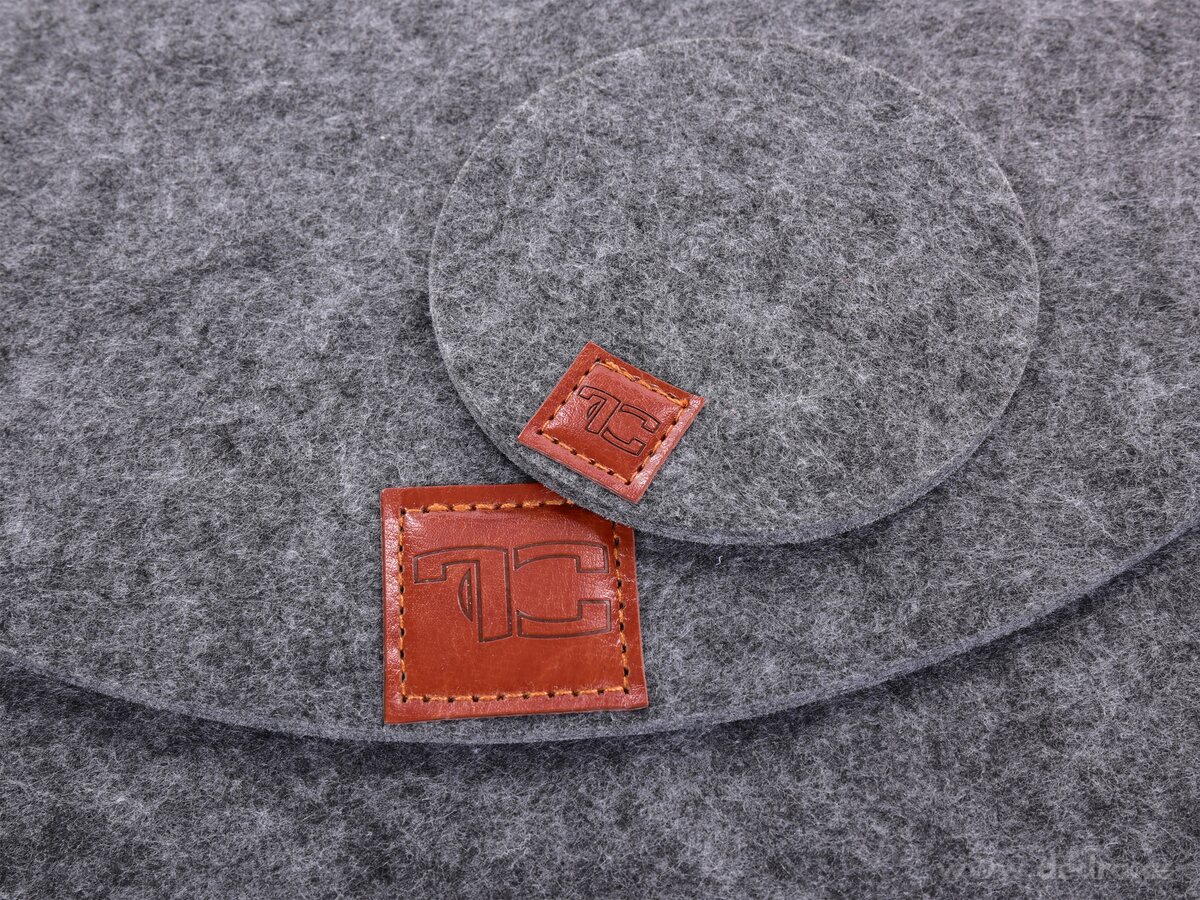 GoEco®, sada 12 ks kulatých prostírání z plsti (filcu), podložky pod talíře z měkkého materiálu – náhled 5 | Grand Móda