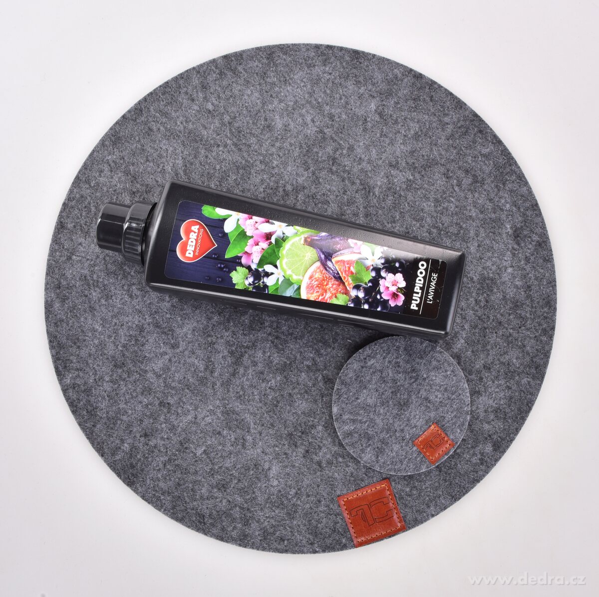 GoEco®, sada 12 ks kulatých prostírání z plsti (filcu), podložky pod talíře z měkkého materiálu – náhled 6 | Grand Móda