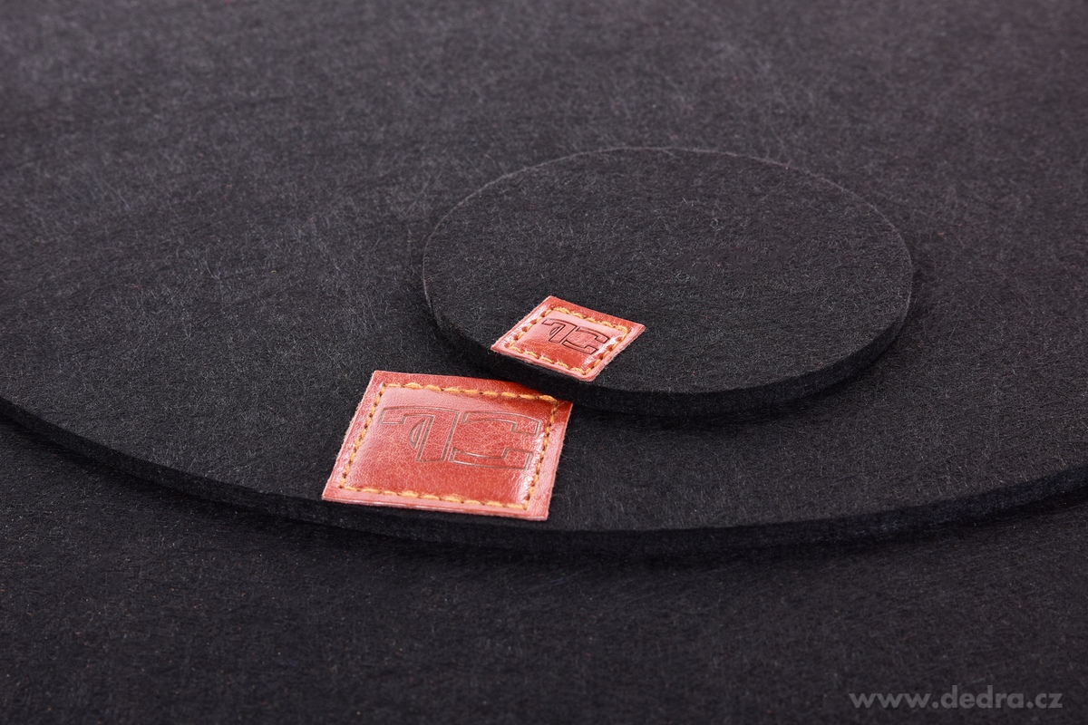 GoEco®, sada 12 ks kulatých prostírání z plsti (filcu), podložky pod talíře z měkkého materiálu – náhled 5 | Grand Móda