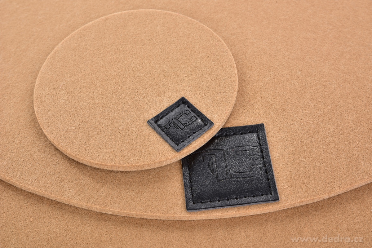 GoEco®, sada 12 ks kulatých prostírání z plsti (filcu), podložky pod talíře z měkkého materiálu – náhled 4 | Grand Móda