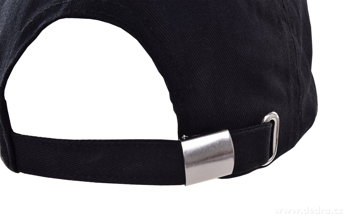 FC BLACK BADGE, Černá bavlněná kšiltovka s plastickým monogramem FC, nastavitelný obvod 52–62 cm – náhled 4 | Grand Móda