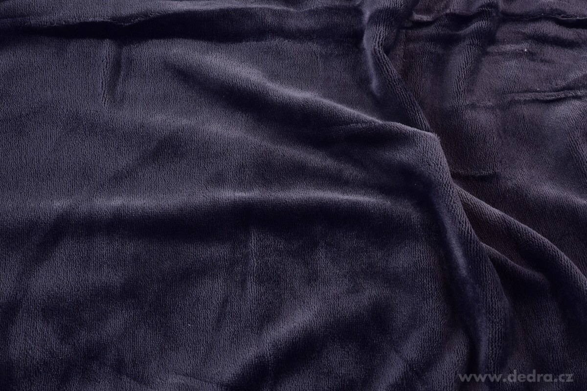 LAGOON DREAM, dvouvrstvá luxusní přikrývka 150 × 200 cm, LAGOON VELVET & hebká imitace beránka, šedomodrá – náhled 3 | Grand Móda