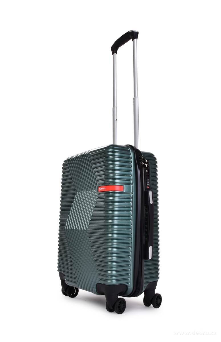 FC TRAVELLER | palubn├ş kufr 55 cm do letadla | 4 kole─Źka 360┬░, TSA z├ímek & v├Żsuvn├í rukoje┼ą | petrolejov├Ż - obr├ízek 2 | Mal├ę a kabinov├ę kufry | Grand M├│da