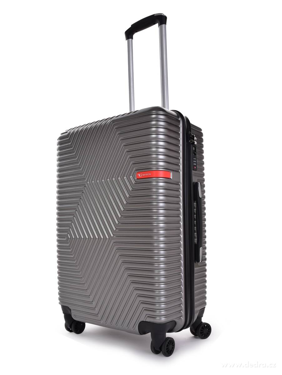 FC TRAVELLER | st┼Öedn├ş cestovn├ş kufr 66 cm | 4 kole─Źka 360┬░, TSA z├ímek & v├Żsuvn├í rukoje┼ą | platinov├Ż - obr├ízek 2 | Velk├ę a st┼Öedn├ş kufry | Grand M├│da