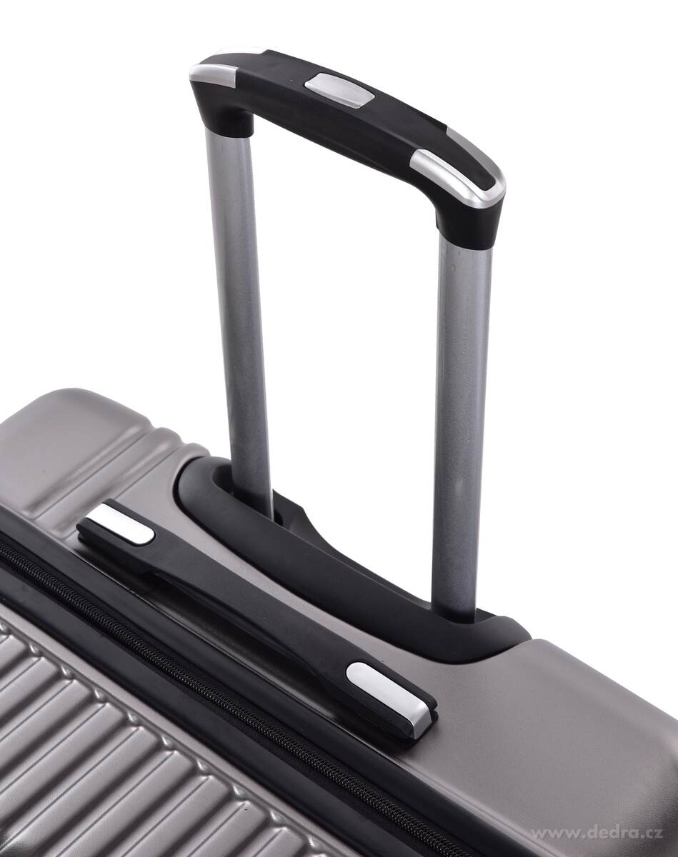 FC TRAVELLER | velk├Ż cestovn├ş kufr 76 cm | 4 kole─Źka 360┬░, TSA z├ímek & v├Żsuvn├í rukoje┼ą | platinov├Ż - obr├ízek 4 | Velk├ę a st┼Öedn├ş kufry | Grand M├│da