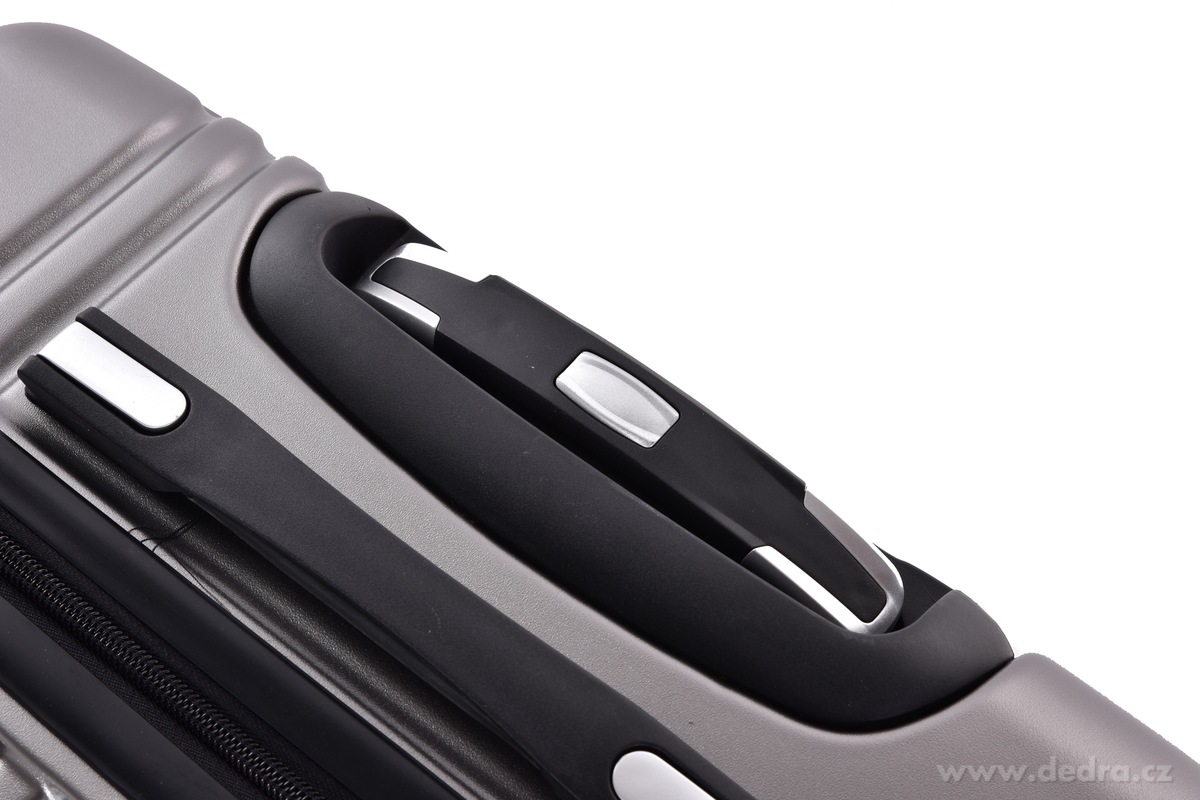 FC TRAVELLER | velk├Ż cestovn├ş kufr 76 cm | 4 kole─Źka 360┬░, TSA z├ímek & v├Żsuvn├í rukoje┼ą | platinov├Ż - obr├ízek 5 | Velk├ę a st┼Öedn├ş kufry | Grand M├│da