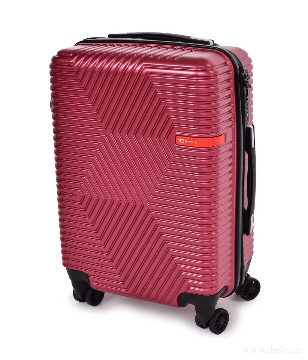 FC TRAVELLER | palubn├ş kufr 55 cm do letadla | 4 kole─Źka 360┬░, TSA z├ímek & v├Żsuvn├í rukoje┼ą | v├şnov├Ż - hlavn├ş obr├ízek | Mal├ę a kabinov├ę kufry | Grand M├│da