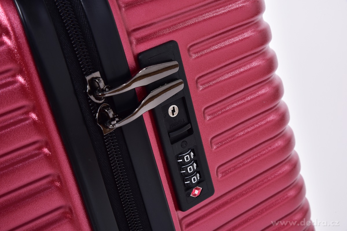 FC TRAVELLER | velk├Ż cestovn├ş kufr 76 cm | 4 kole─Źka 360┬░, TSA z├ímek & v├Żsuvn├í rukoje┼ą | v├şnov├Ż - obr├ízek 3 | Velk├ę a st┼Öedn├ş kufry | Grand M├│da