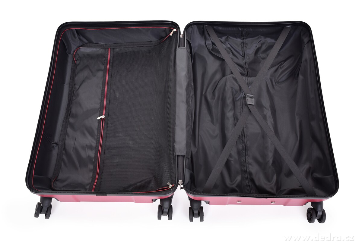 FC TRAVELLER | velk├Ż cestovn├ş kufr 76 cm | 4 kole─Źka 360┬░, TSA z├ímek & v├Żsuvn├í rukoje┼ą | v├şnov├Ż - obr├ízek 6 | Velk├ę a st┼Öedn├ş kufry | Grand M├│da